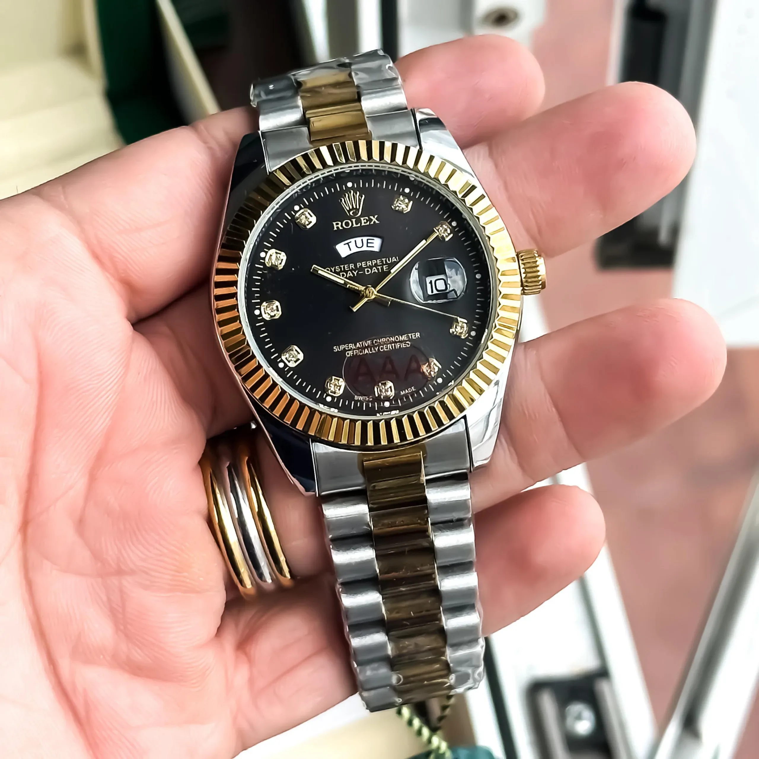 ROLEX CLASSIC DAY-DATE 7A ORIGINAL QUARTZ MOVEMENT - Image 1