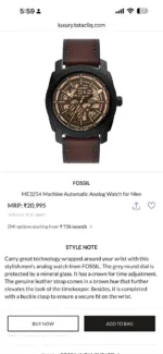 FOSSIL MODERN MACHINE AUTOMATIC 7AA PREMIUM - Image 5