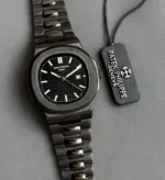 PATEK PHILIPPE BLACK STAINLESS STEEL 7AAA ORIGINAL - Image 2