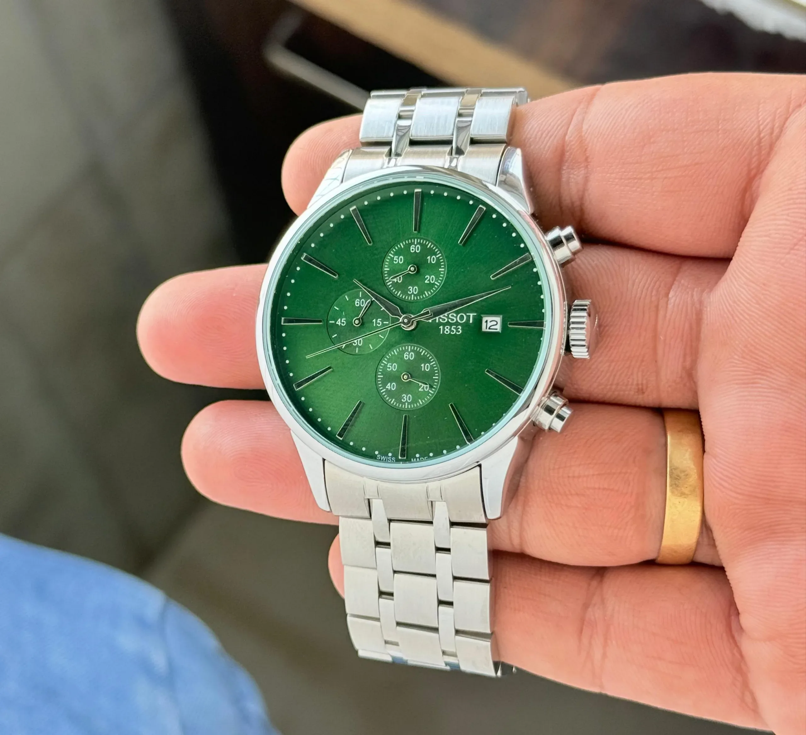 2025/10/1000052527-jpg.webp TISSOT GENTLEMAN 7AA PREMIUM GREEN DIAL - Image 1