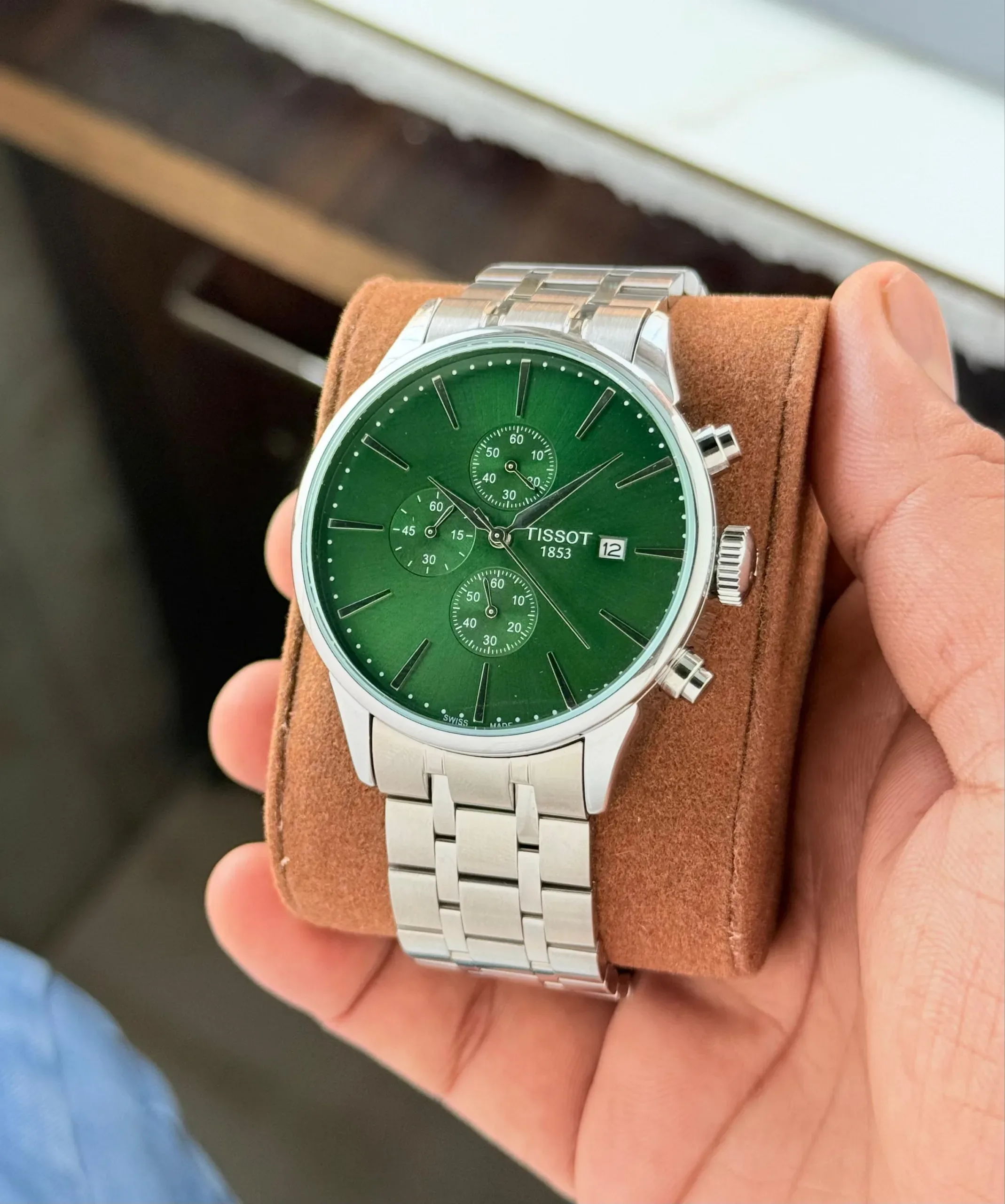 TISSOT GENTLEMAN 7AA PREMIUM GREEN DIAL - Image 3