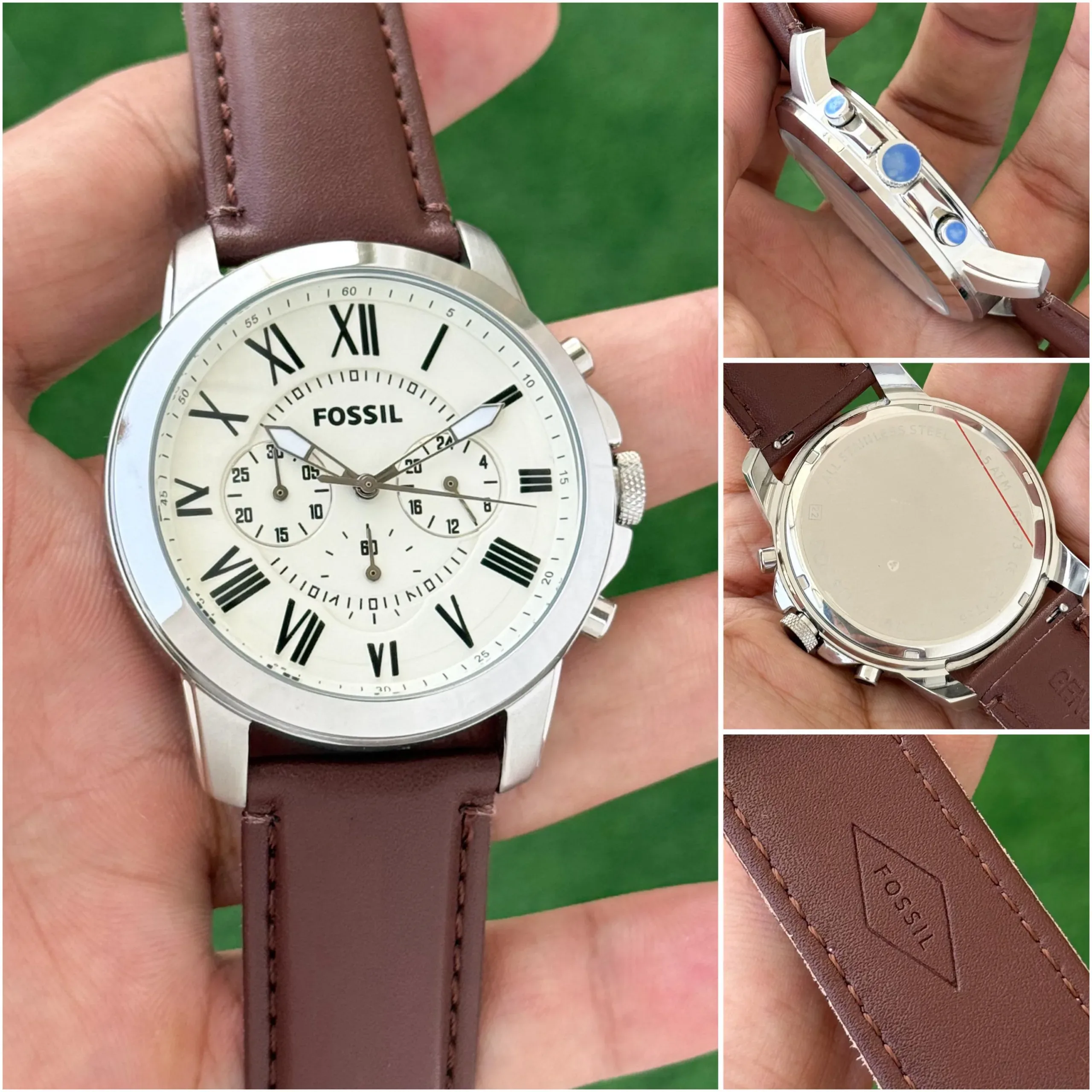 FOSSIL STAINLESS STEEL 7AAA PREMIUM WHITE DIAL - Image 5