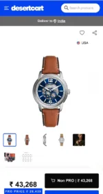 FOSSIL SKELETON DIAL 7AAA PREMIUM AUTOMATIC - Image 2