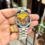 CITIZEN YELLOW MULTICOLOUR ARTISTIC DIAL PREMIUM