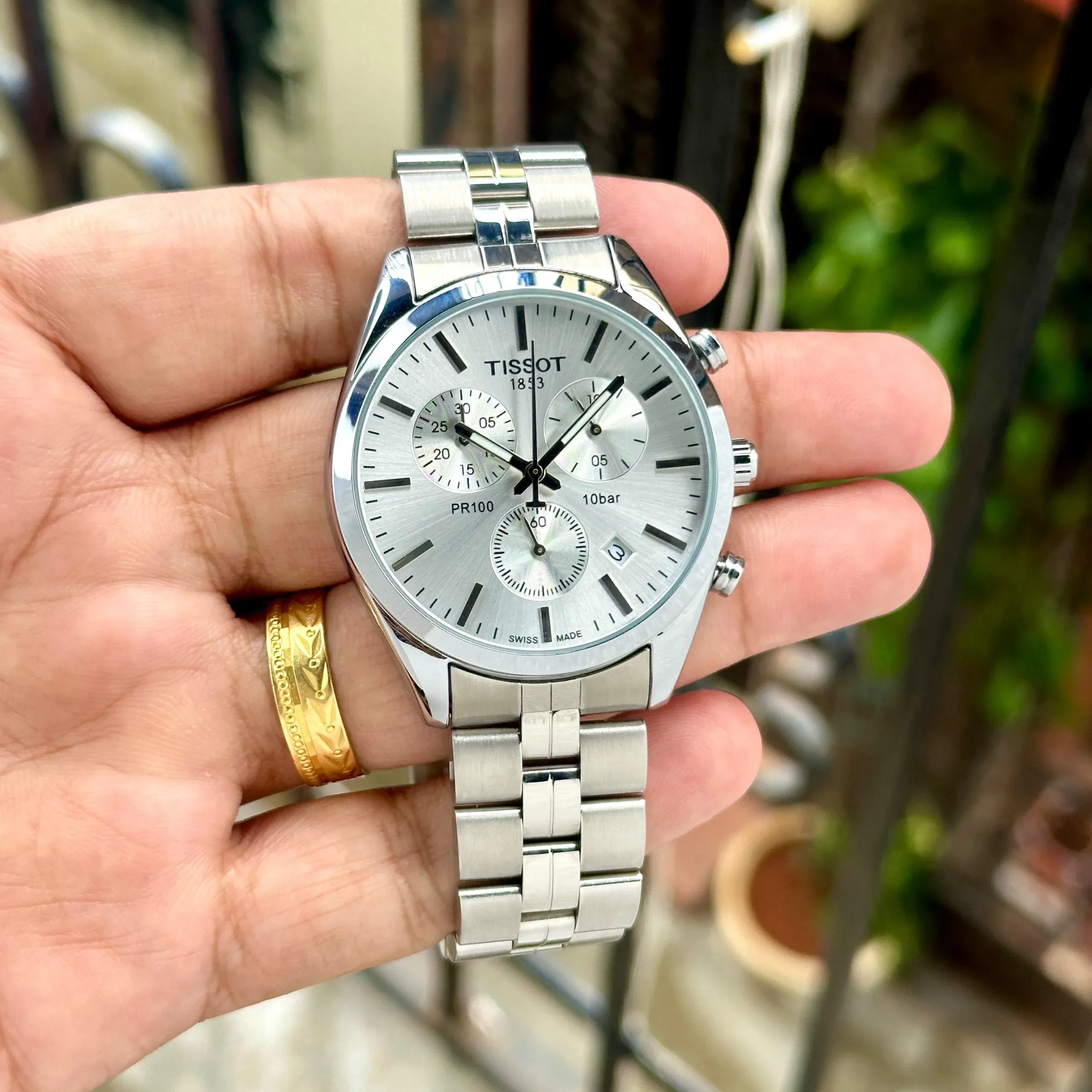 2025/11/1000052670-jpg.webp TISSOT CLASSIC PR100 CHRONOGRAPH 7AA PREMIUM SILVER - Image 1