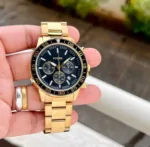 FOSSIL STAINLESS STEEL 7AAA PREMIUM BLACK SATIN DIAL
