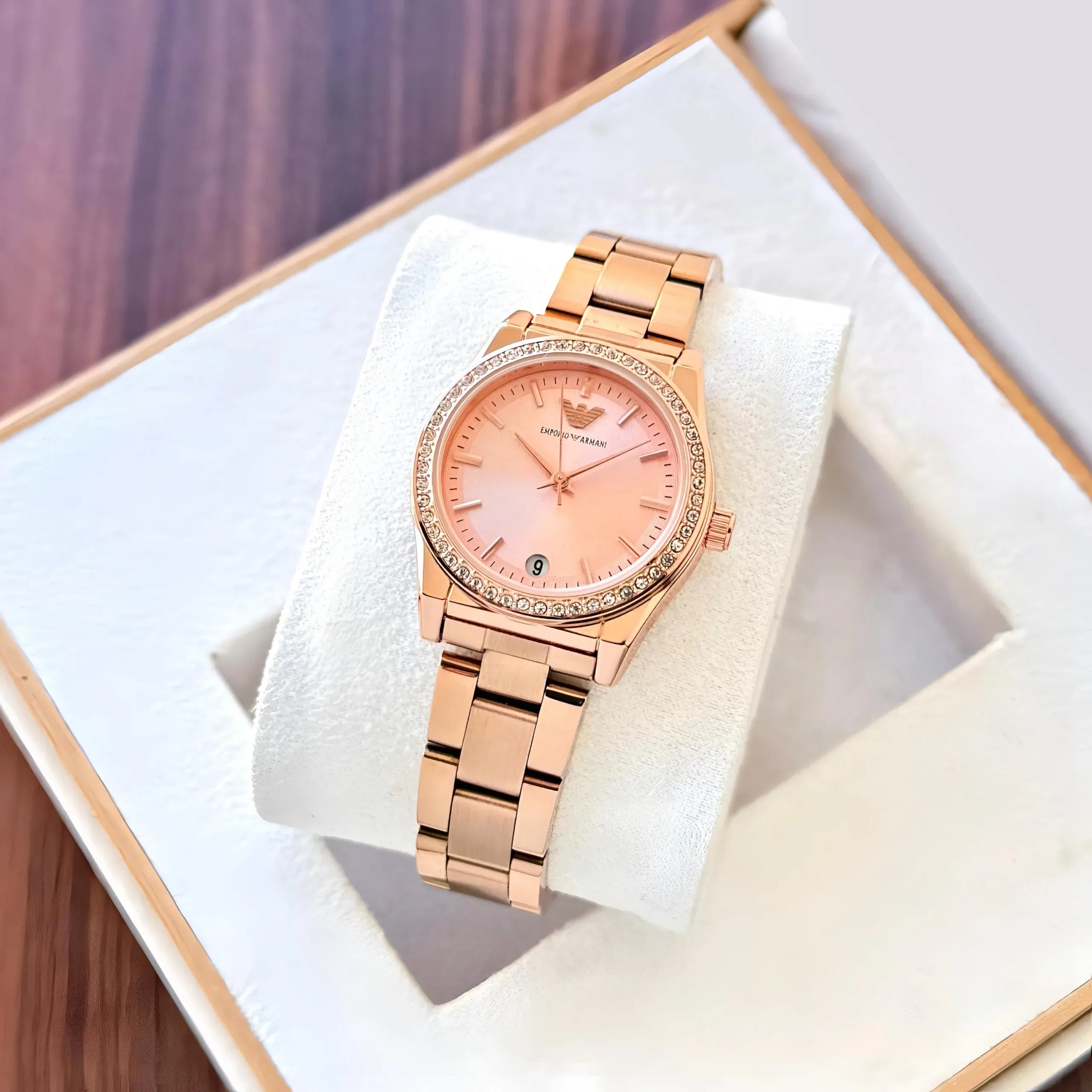 EMPORIO ARMANI FEDERICA 7AA PREMIUM ROSEGOLD - Image 1