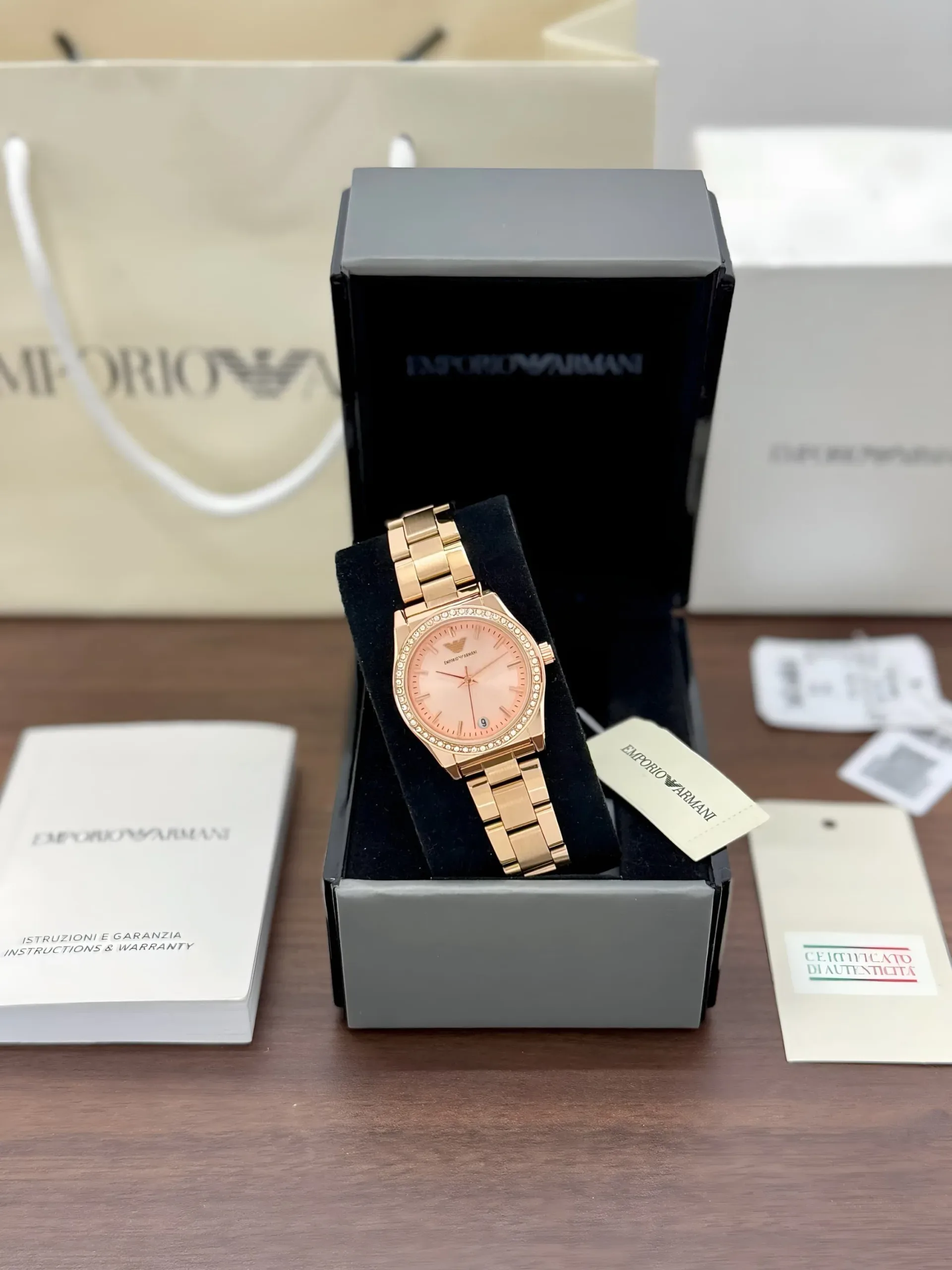EMPORIO ARMANI FEDERICA 7AA PREMIUM ROSEGOLD - Image 3