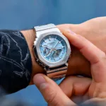 G SHOCK GM2110 UNISEX 7AA PREMIUM SILVER METAL - Image 3