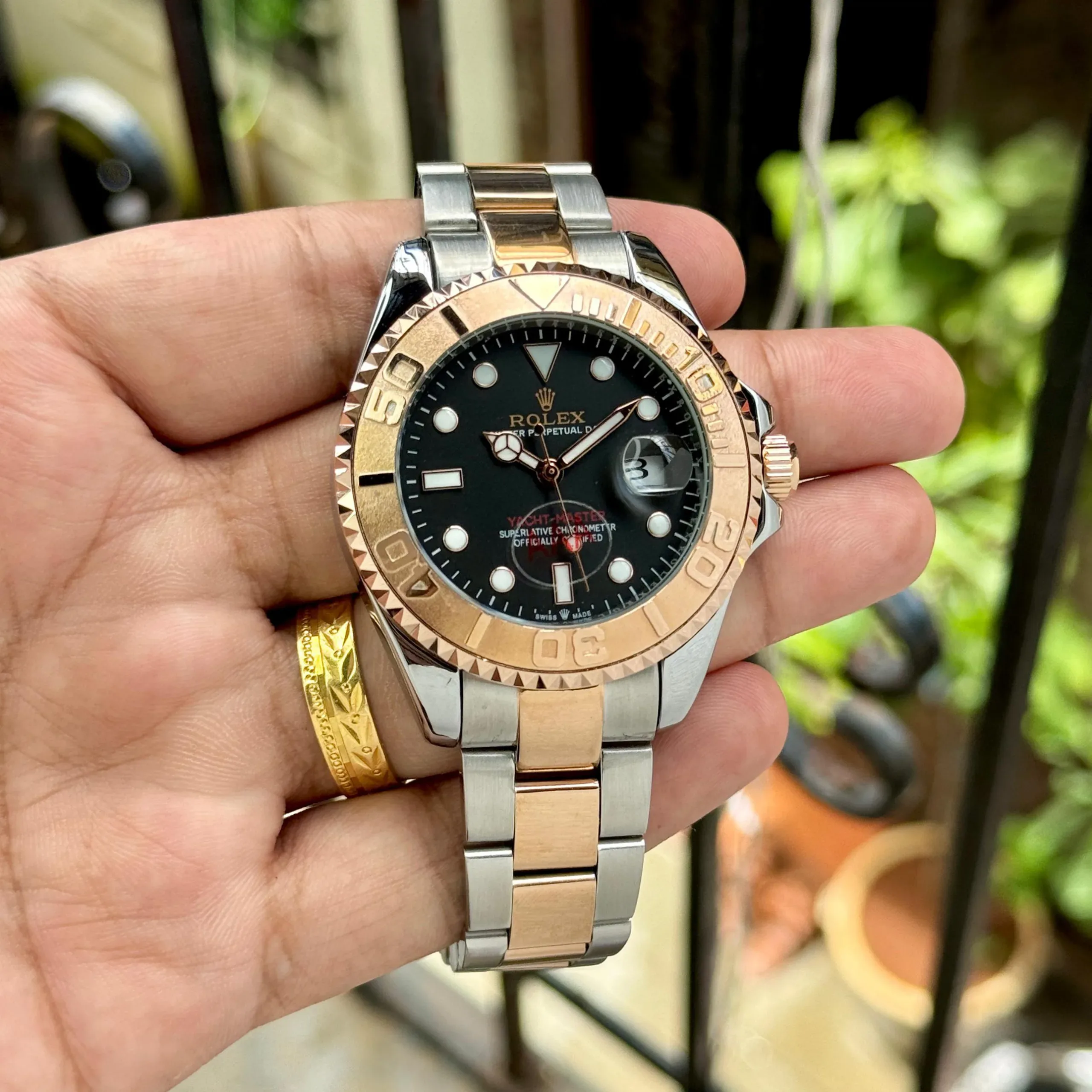 ROLEX YATCH MASTER 40 BLACK DIAL ORIGINAL - Image 1