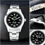 ROLEX AIRKING STEEL RUST FREE 7AA PREMIUM BLACK DIAL - Image 6