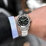 ROLEX AIRKING STEEL RUST FREE 7AA PREMIUM BLACK DIAL - Image 4