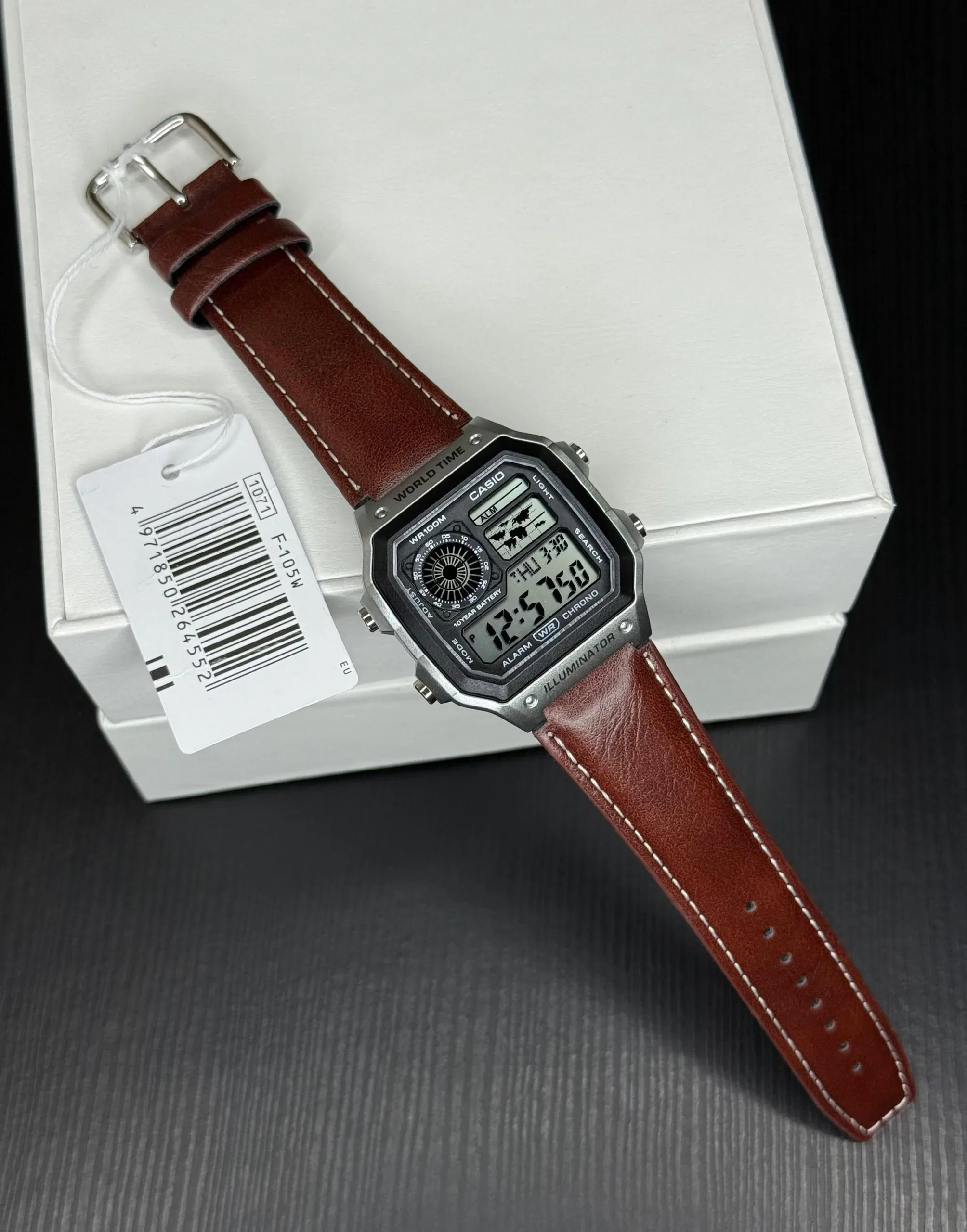 CASIO CLASSIC STANDARD UNISEX SQUARE DIAL 7A - Image 4