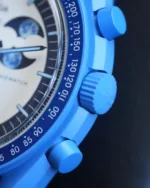 OMEGA X SWATCH BIO CERAMIC MOONSWATCH SUPER BLUE - Image 3