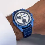 OMEGA X SWATCH BIO CERAMIC MOONSWATCH SUPER BLUE - Image 6