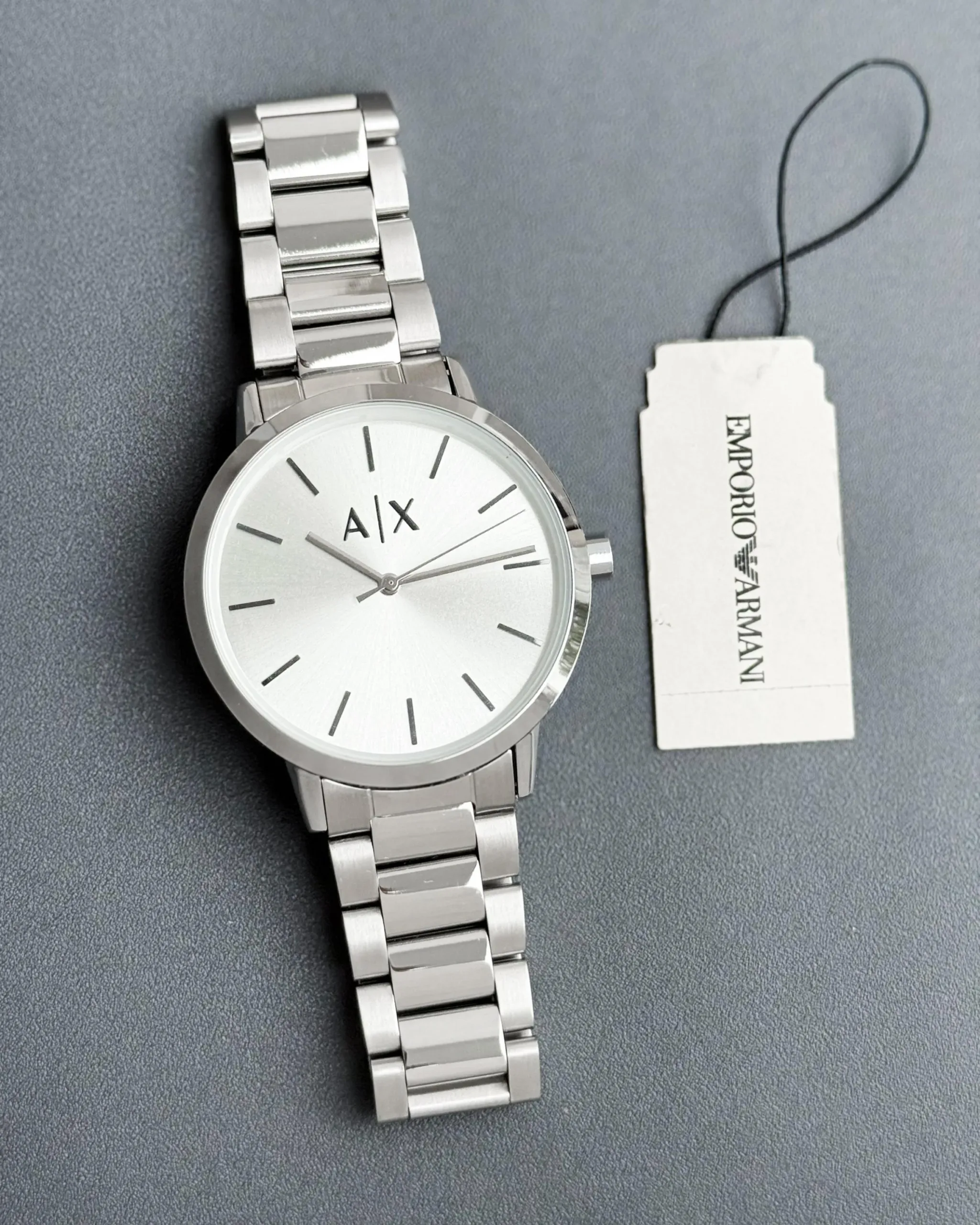 ARMANI EXCHANGE 7AAA ORIGINAL SILVER DIAL - Image 4