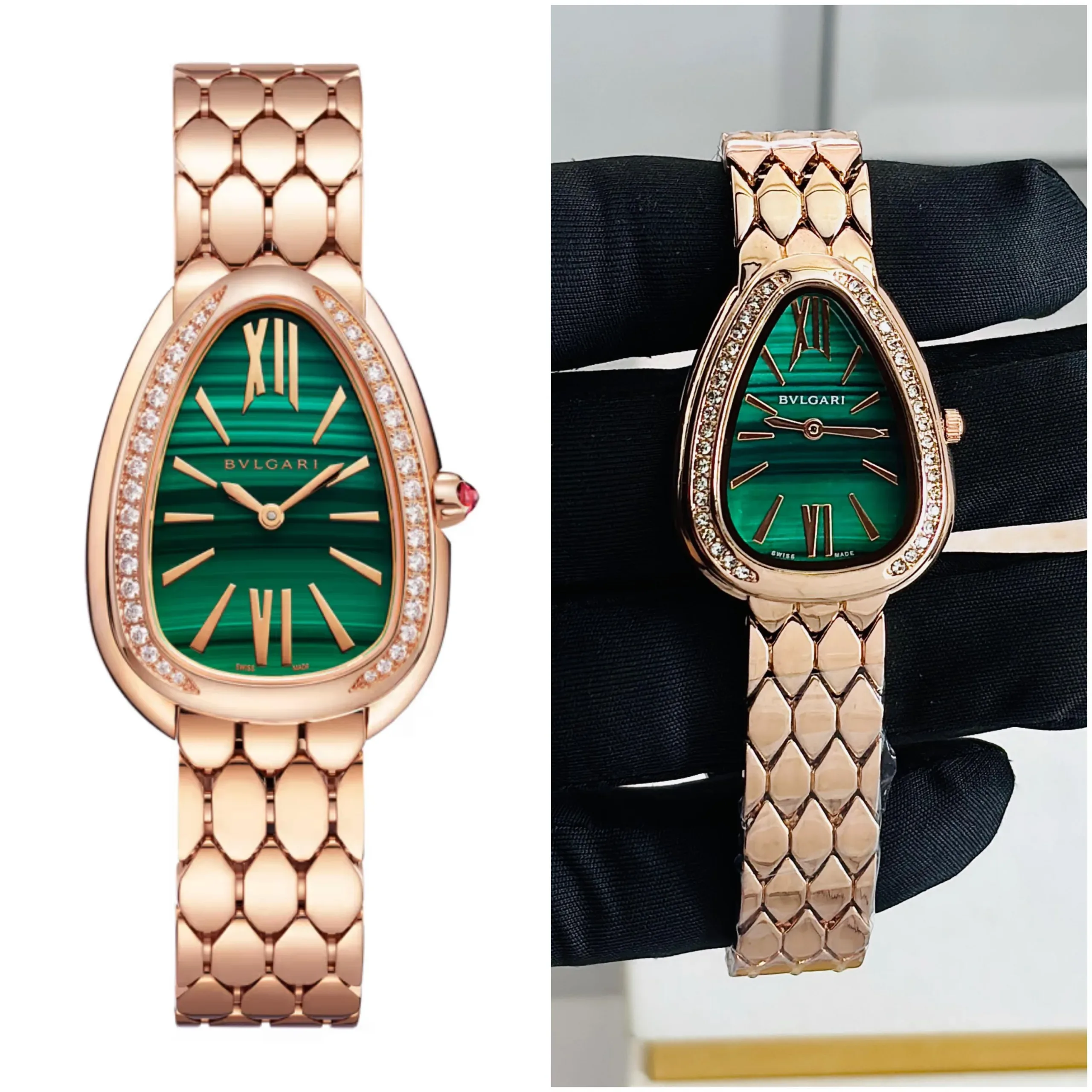 BVLGARI SERPENTI MOTHER OF PEARL DIAL 7AA PREMIUM - Image 6