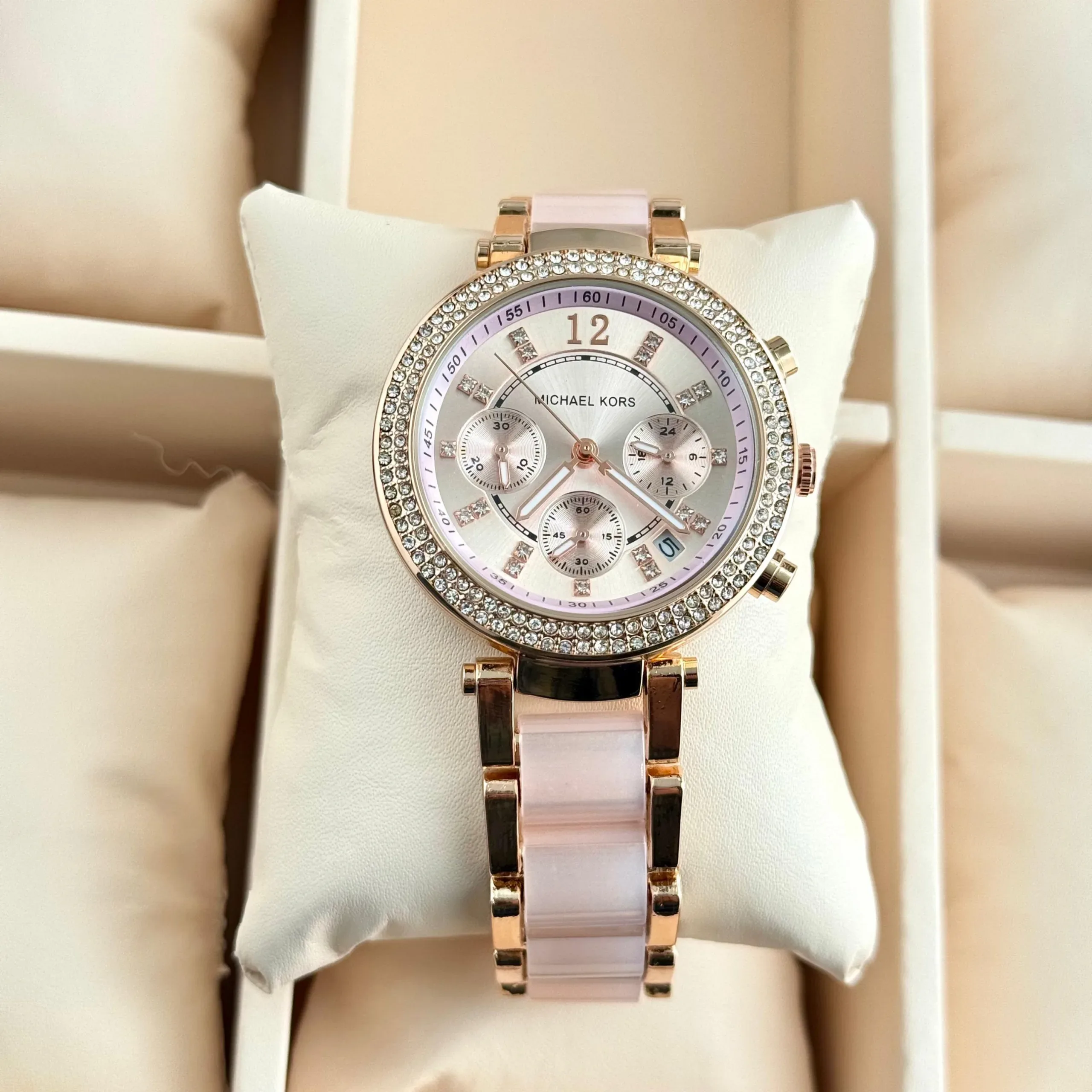 MICHAEL KORS PARKER MK5896 7AA ORIGINAL ROSEGOLD - Image 1