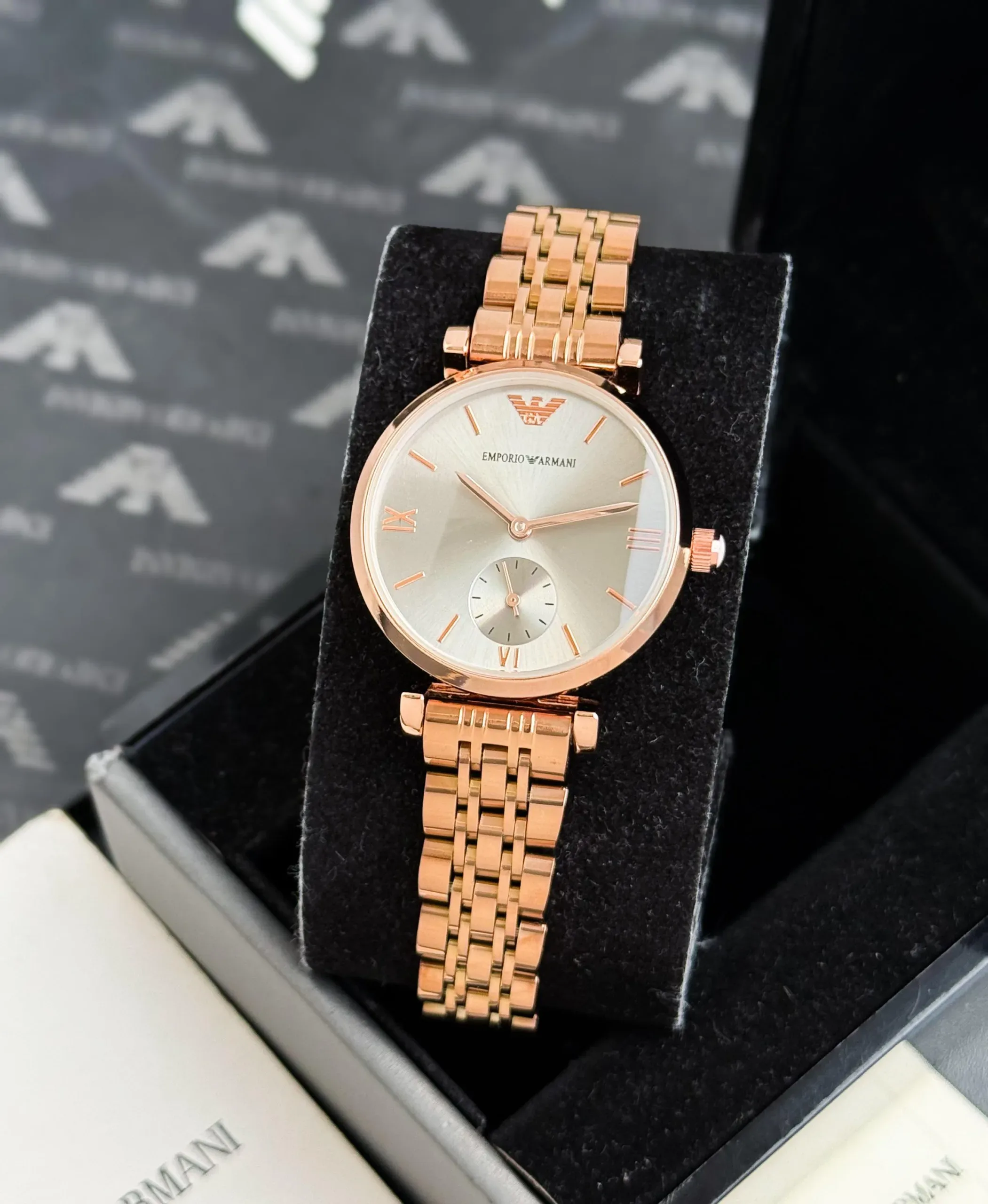 EMPORIO ARMANI  STAINLESS STEEL SLIM DIAL 7AAA ORIGINAL - Image 4