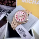 MICHAEL KORS MINI PILOT PAVE MK7367 ROSEGOLD - Image 2