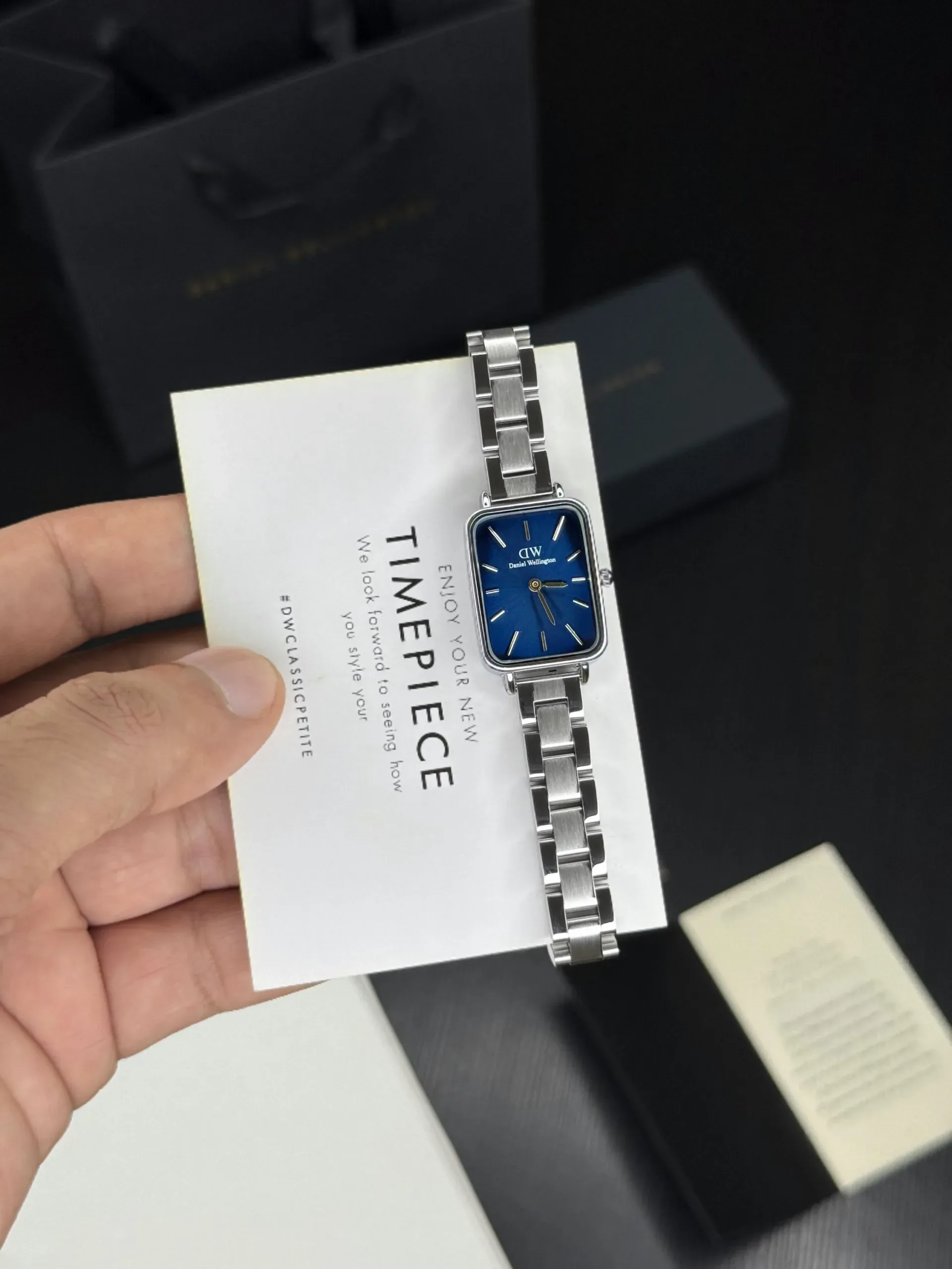 DANIEL WELLINGTON DW 7A BLUE SQUARE DIAL - Image 2