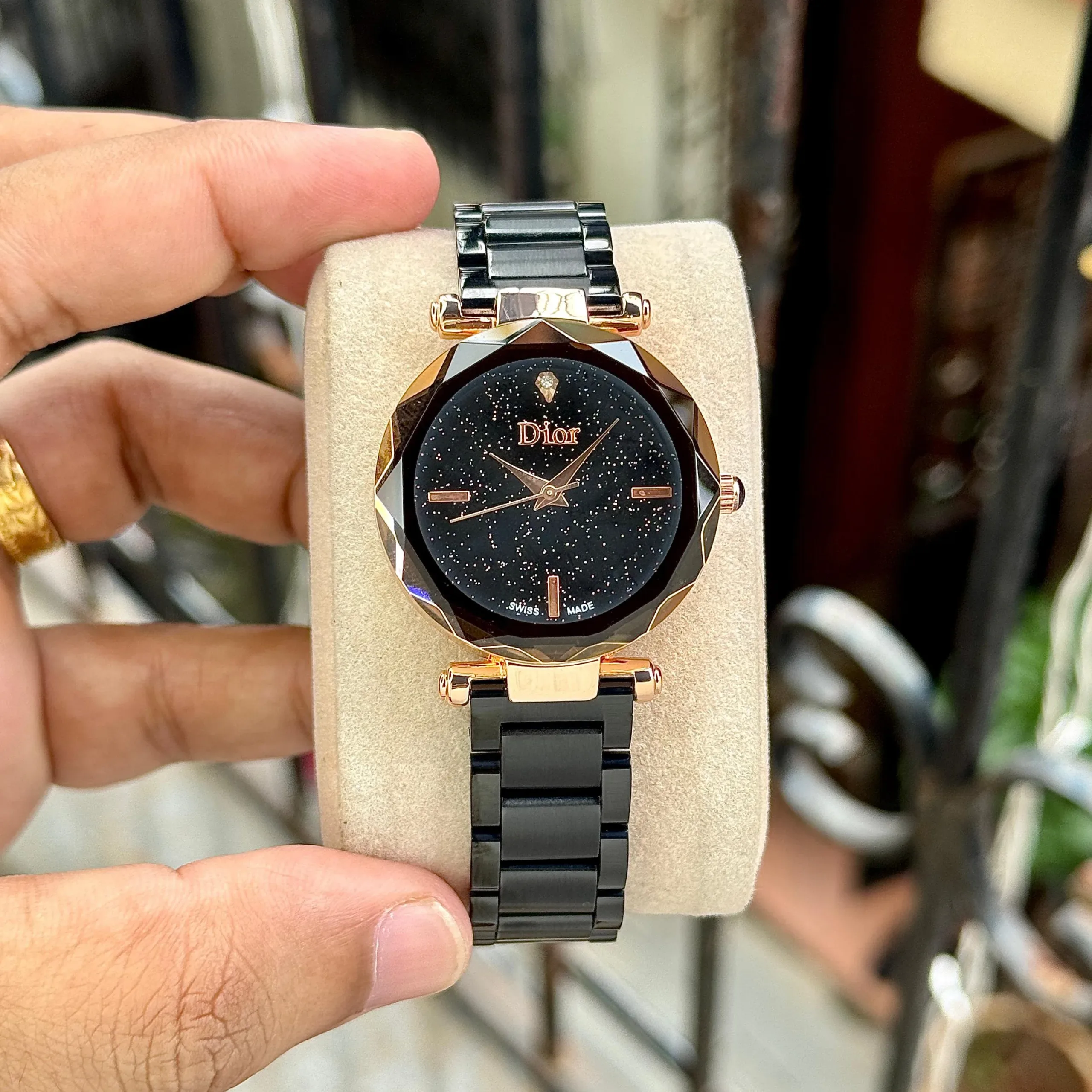 DIOR STARLIGHT BLACK GALAXY DIAL WITH ROSE GOLD - Image 1