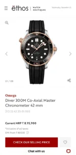 OMEGA SEAMASTER DIVER CO-AXIAL 7A ORIGINAL AUTOMATIC - Image 2