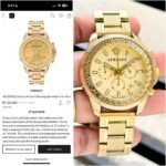 VERSACE GRECA CHRONOGRAPH 7AA PREMIUM GOLD STRAP - Image 5