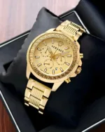 VERSACE GRECA CHRONOGRAPH 7AA PREMIUM GOLD STRAP - Image 4