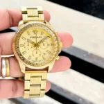 VERSACE GRECA CHRONOGRAPH 7AA PREMIUM GOLD STRAP