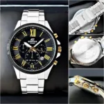 CASIO EDIFICE EX346 7AA ULTRA PREMIUM BLACK DIAL - Image 3