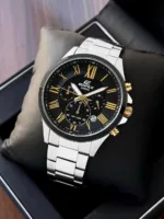 CASIO EDIFICE EX346 7AA ULTRA PREMIUM BLACK DIAL