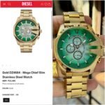 DIESEL DZ4684 MEGA CHIEF SLIM EMERALD GREEN DIAL - Image 3