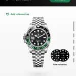 ROLEX GMT MASTER 2 7AA PREMIUM AUTOMATIC BLACK DIAL