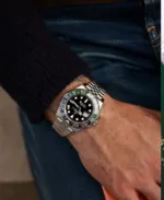 ROLEX GMT MASTER 2 7AA PREMIUM AUTOMATIC BLACK DIAL - Image 3