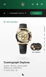 ROLEX OYSTER PERPETUAL DAYTONA STAINLESS STEEL DIAL - Image 3