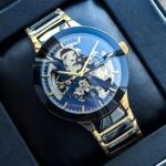 RADO CENTRIX AUTOMATIC OPEN HEART SKELETON BLUE DIAL - Image 4