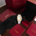 CARTIER DE SANTOS CLASSIC 7AA ULTRA PREMIUM AUTOMATIC WHITE DIAL - Image 6