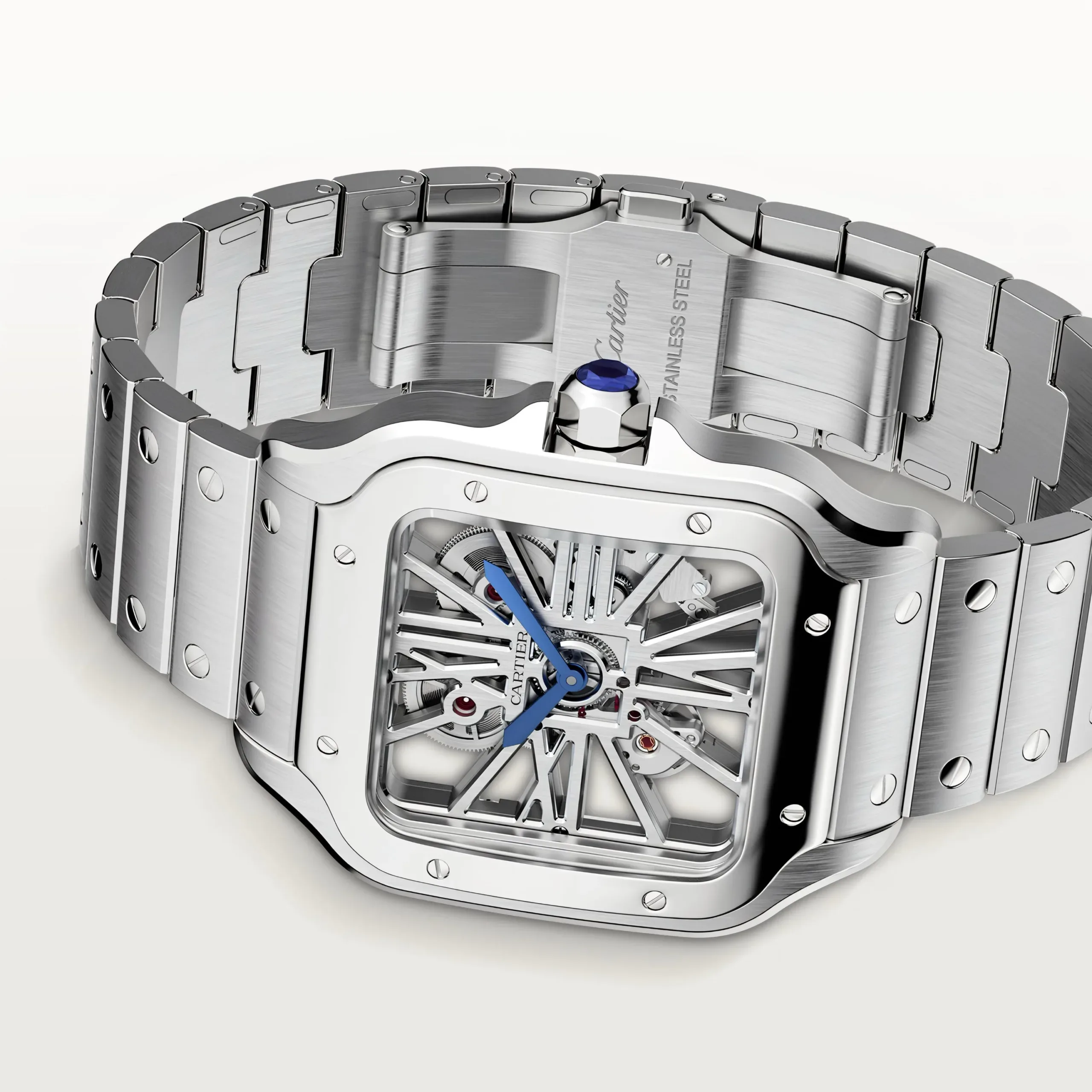 CARTIER SANTOS SKELETON 7AA ULTRA PREMIUM STAINLESS STEEL - Image 3