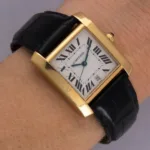 CARTIER SQUARE 7AAA QUARTZ MOVEMENT WHITE DIAL - Image 2