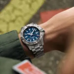 BREITLING AVENGER GMT 7AAA PREMIUM AUTOMATIC BLUE DIAL - Image 2