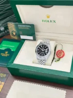 ROLEX SKY-DWELLER 336934 STAINLESS STEEL BLACK DIAL - Image 3