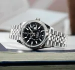 ROLEX SKY-DWELLER 336934 STAINLESS STEEL BLACK DIAL - Image 6