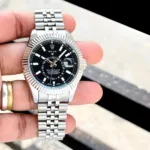 ROLEX SKY-DWELLER 336934 STAINLESS STEEL BLACK DIAL - Image 2