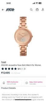 FOSSIL JACQUELINE ES4438 7AA ULTRA PREMIUM ROSE GOLD - Image 3