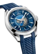 OMEGA AQUATERRA WORLD MAP SEAMASTER SKYBLUE DIAL - Image 2