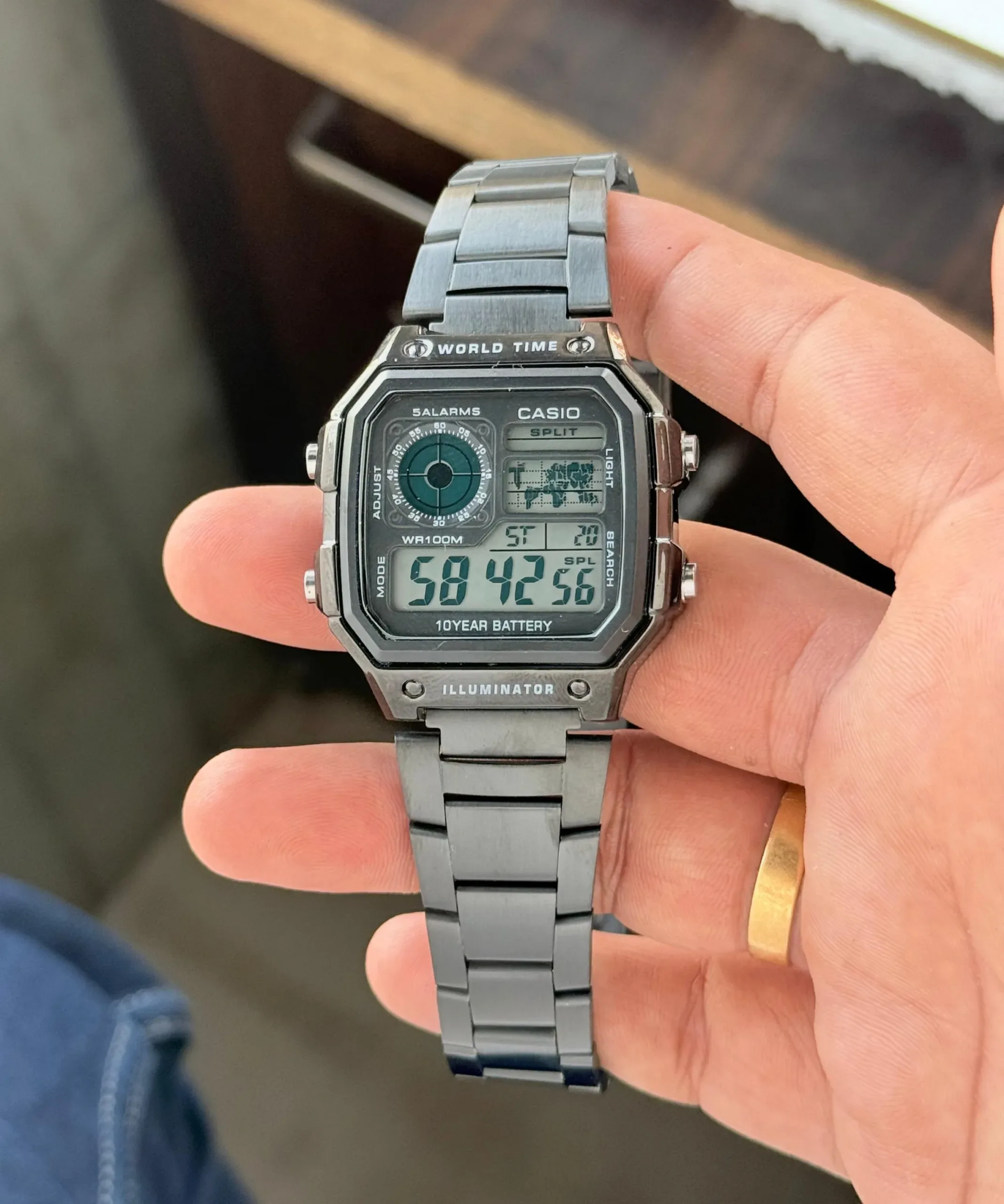 CASIO ROYAL UNISEX 7AA PREMIUM STAINLESS STEEL - Image 3
