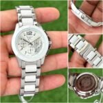 LONGINES WHITE DIAL & SILVER CERAMIC 7AAA PREMIUM - Image 4