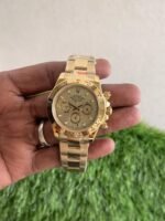 ROLEX OYSTER PERPETUAL DAYTONA AUTOMATIC GOLDEN DIAL - Image 3