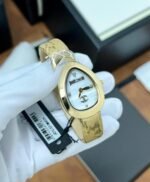 JUST CAVALLI DIVERSA SNAKE MOTHER OF PEARLS DIAL WITH GOLD - Image 4